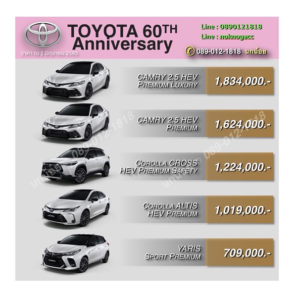 Toyota Camry 60th Anniversary